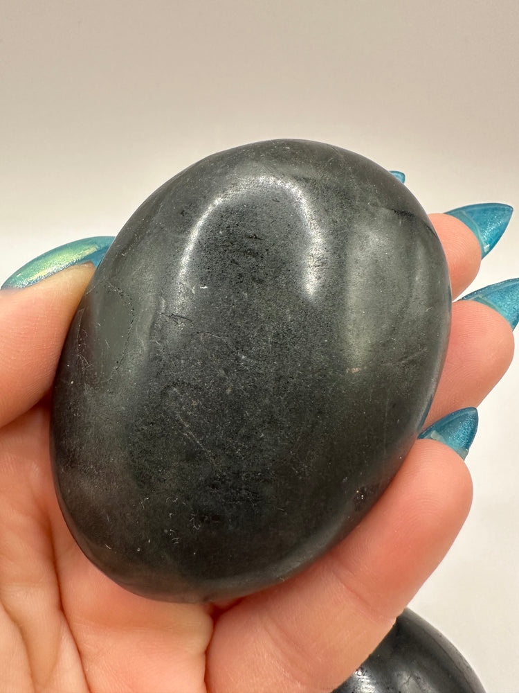 Black Tourmaline Palm Stones
