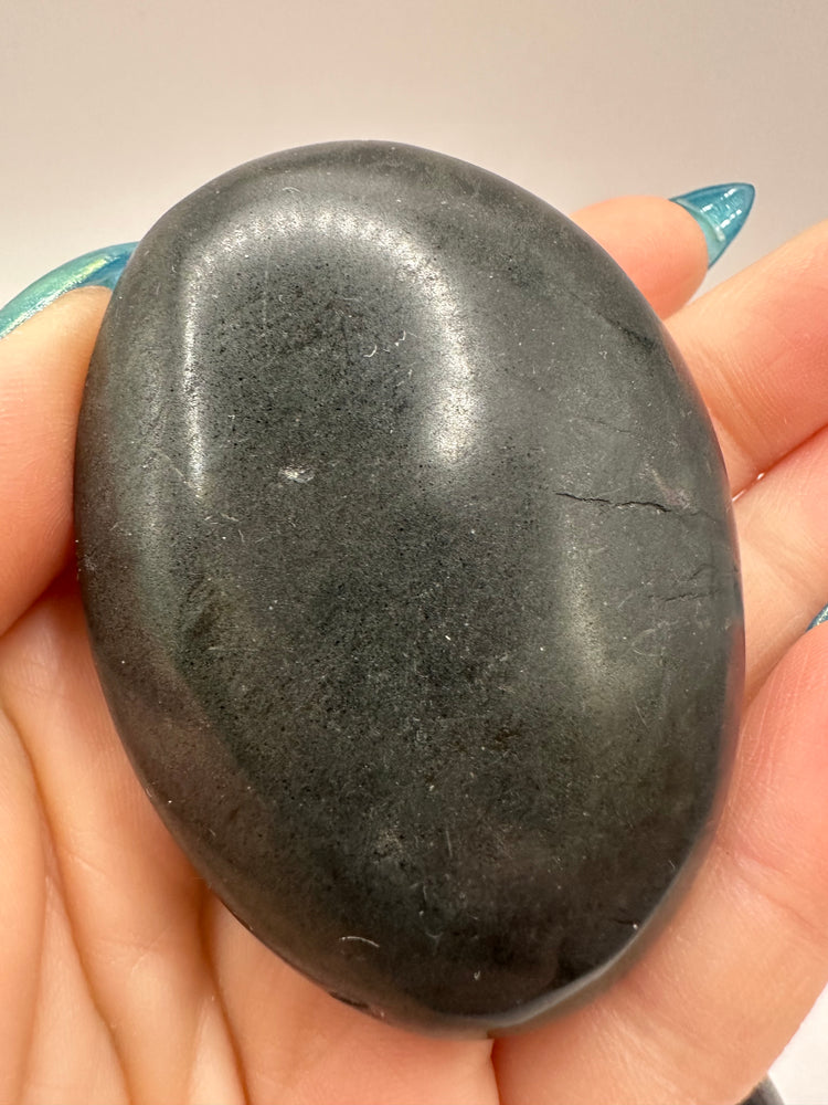 Black Tourmaline Palm Stones