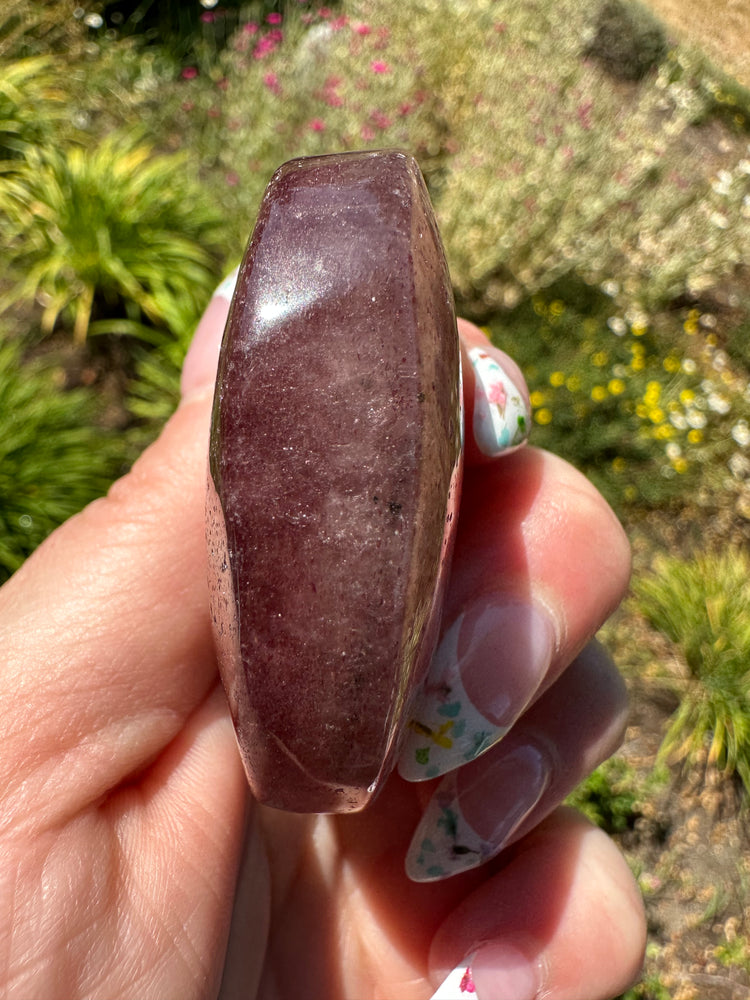 Strawberry Quartz Crescent Moons