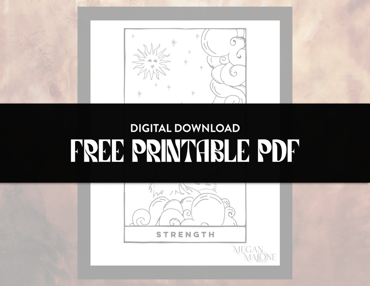 Tarot Coloring Page
