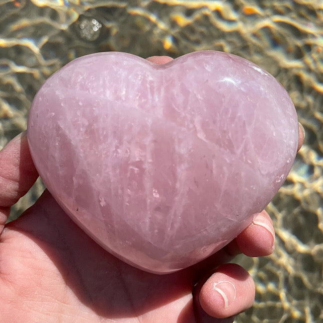 Rose Quartz Heart