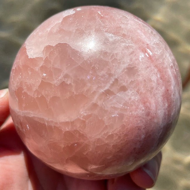 Rose Calcite Sphere