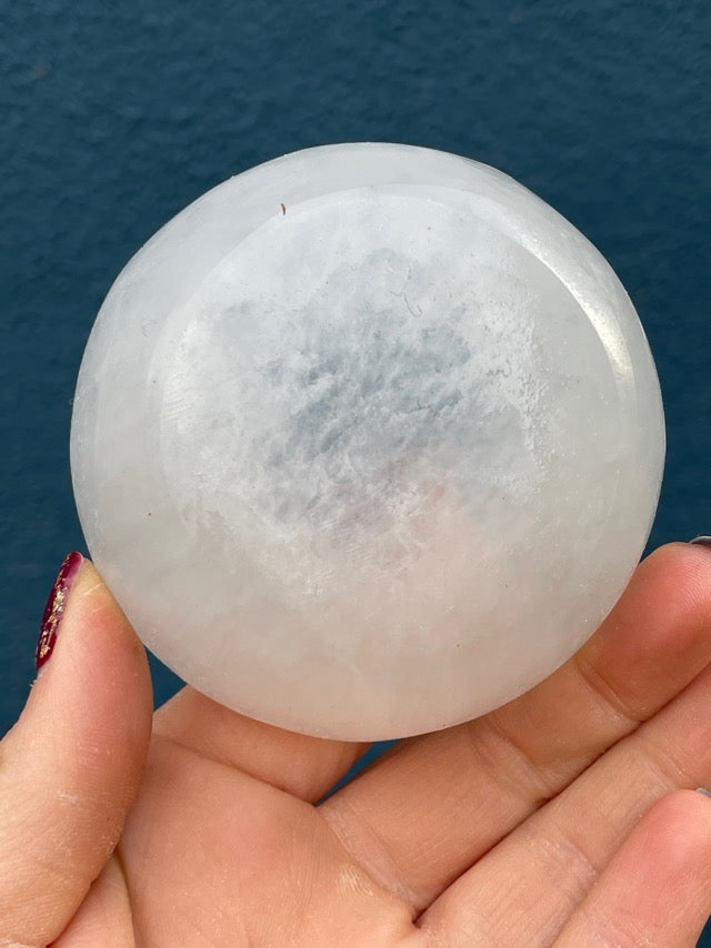 Satin Spar Selenite Small Bowl