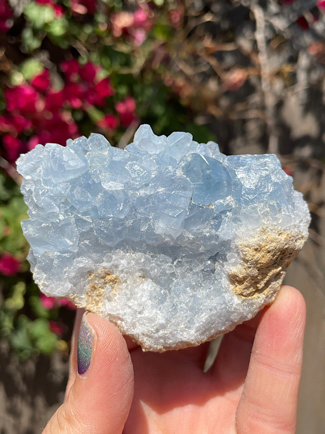 Celestite Raw Formation