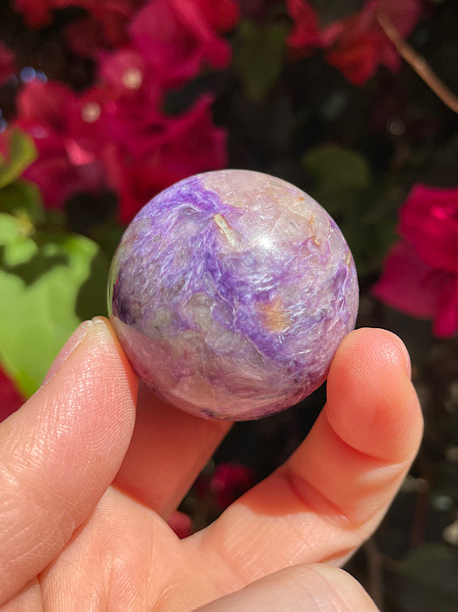 Charoite Sphere