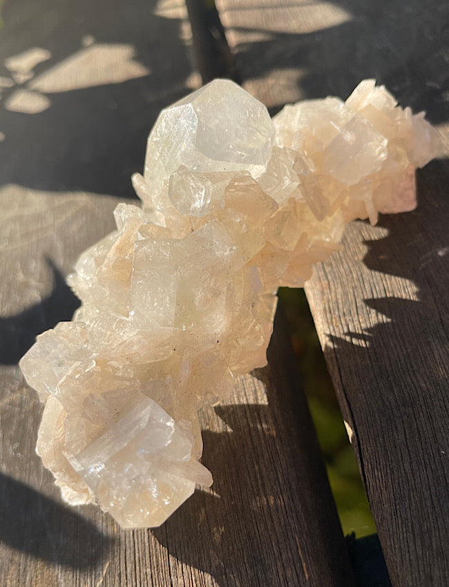 White Apophyllite Cluster