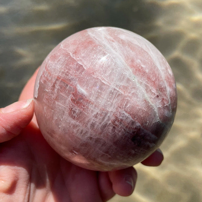 Rose Calcite Sphere