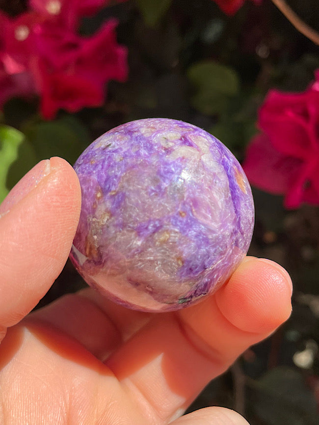 Charoite Sphere