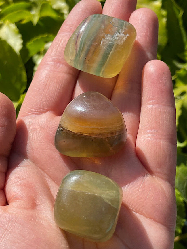 Yellow Fluorite Cube