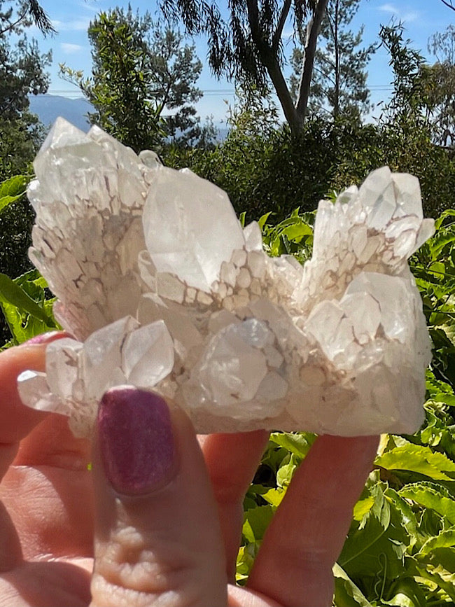 Candle Quartz Cluster