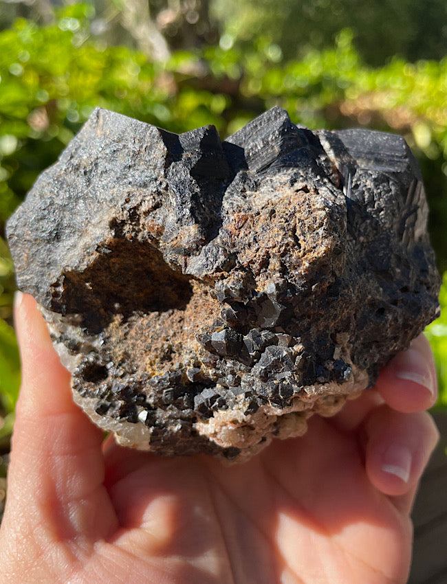 Black Garnet Raw Formation