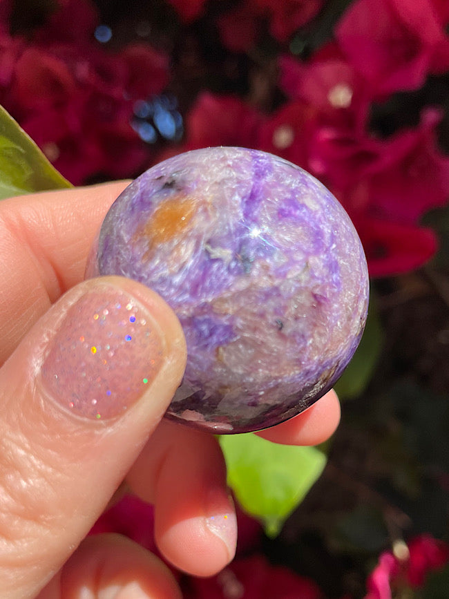 Charoite Sphere