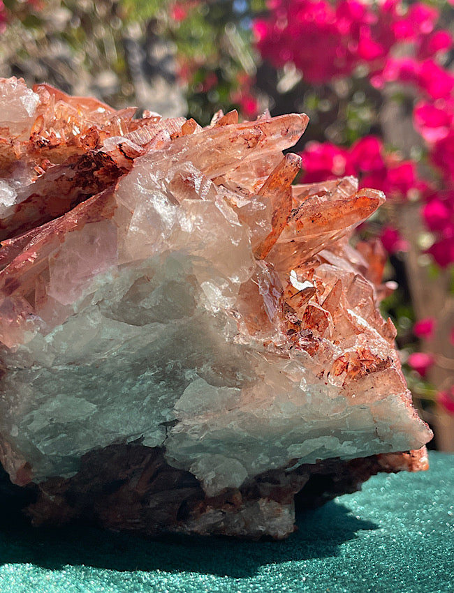 Extra Large Moroccan Red Quartz Cluster