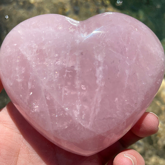 Rose Quartz Heart
