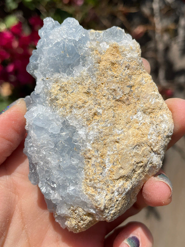 Celestite Raw Formation