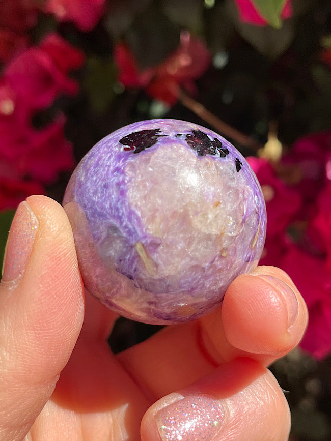 Charoite Sphere