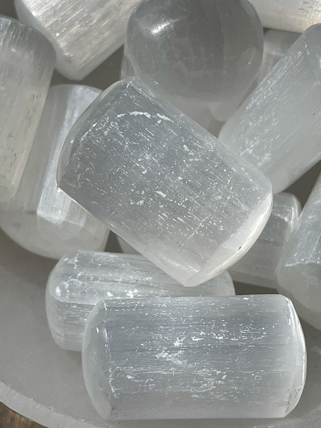 Satin Spar Selenite Tumbled