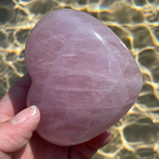 Rose Quartz Heart