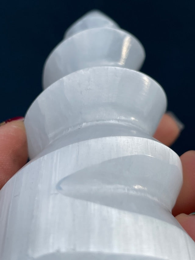 Satin Spar Selenite Spiral