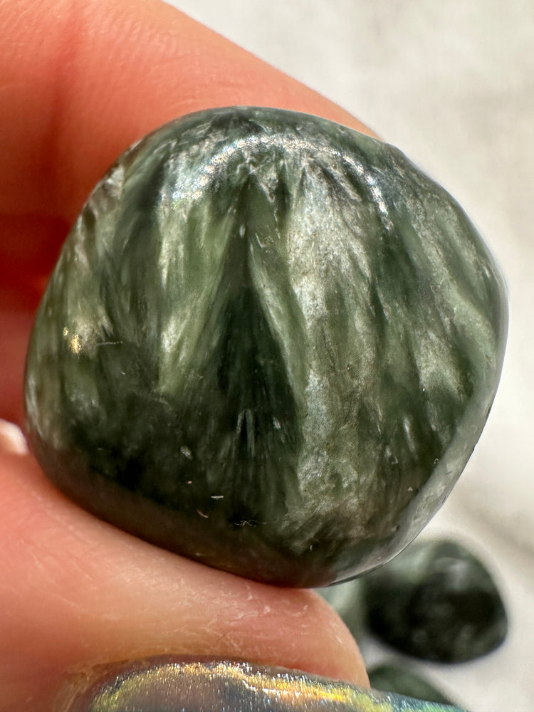 Seraphinite Tumbles