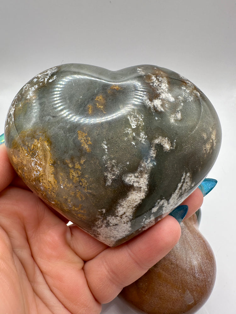 Ocean Jasper Hearts