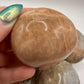 Peach Moonstone Palm Stones