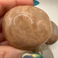 Peach Moonstone Palm Stones