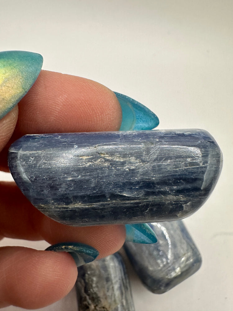 Blue Kyanite Tumbles