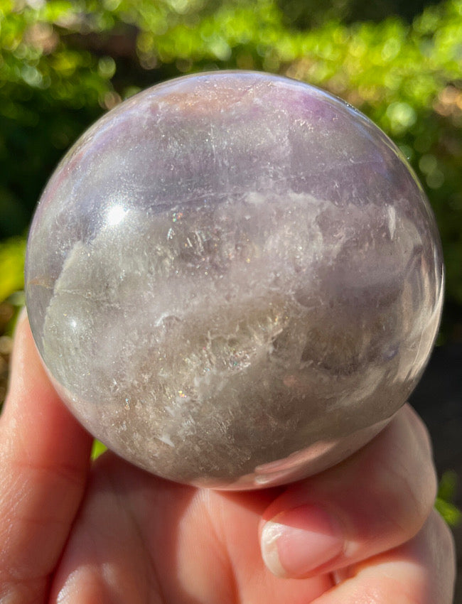 Rainbow Fluorite Sphere