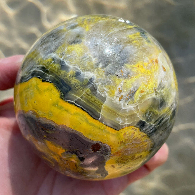 Bumblebee Jasper Sphere