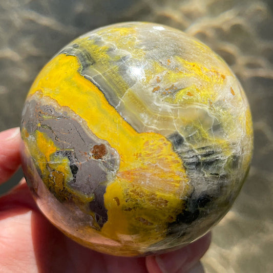 Bumblebee Jasper Sphere