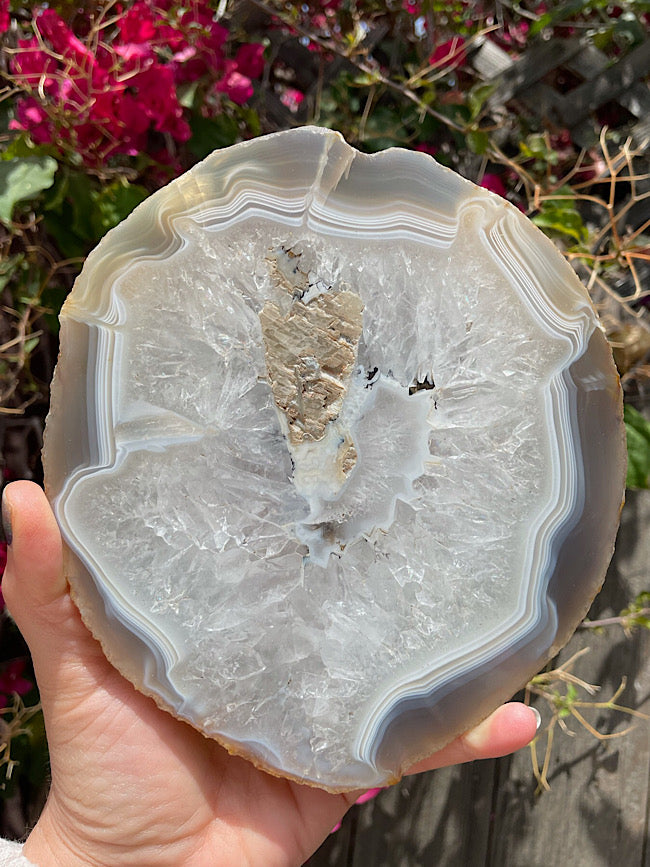 Agate & Quartz Slab Polished