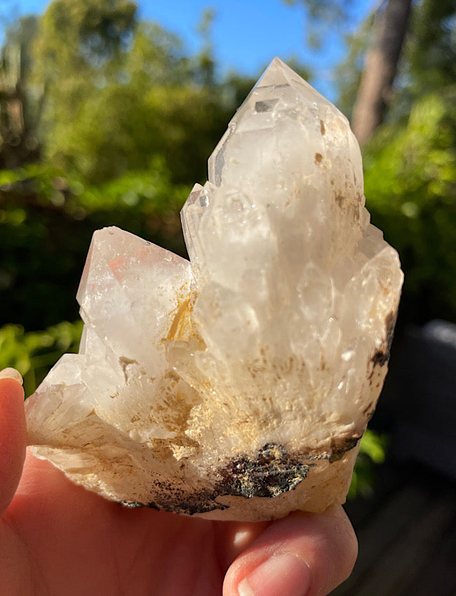 Candle Quartz Cluster