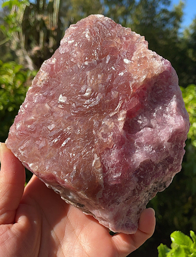 Pink Cobalto Calcite Raw Formation