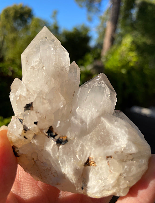 Candle Quartz Cluster