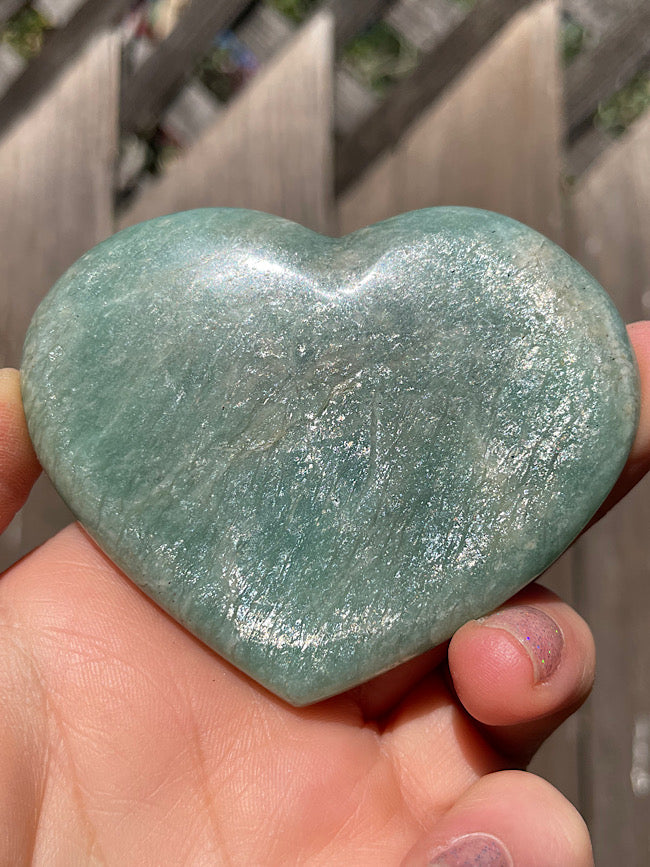 Amazonite Heart