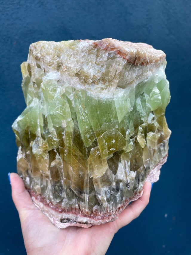 Green Calcite XL Raw Formation