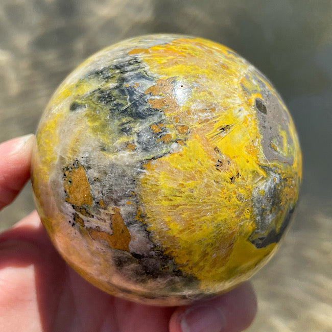 Bumblebee Jasper Sphere