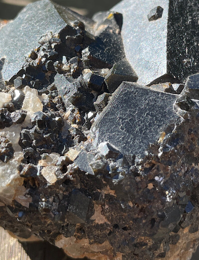 Black Garnet Raw Formation