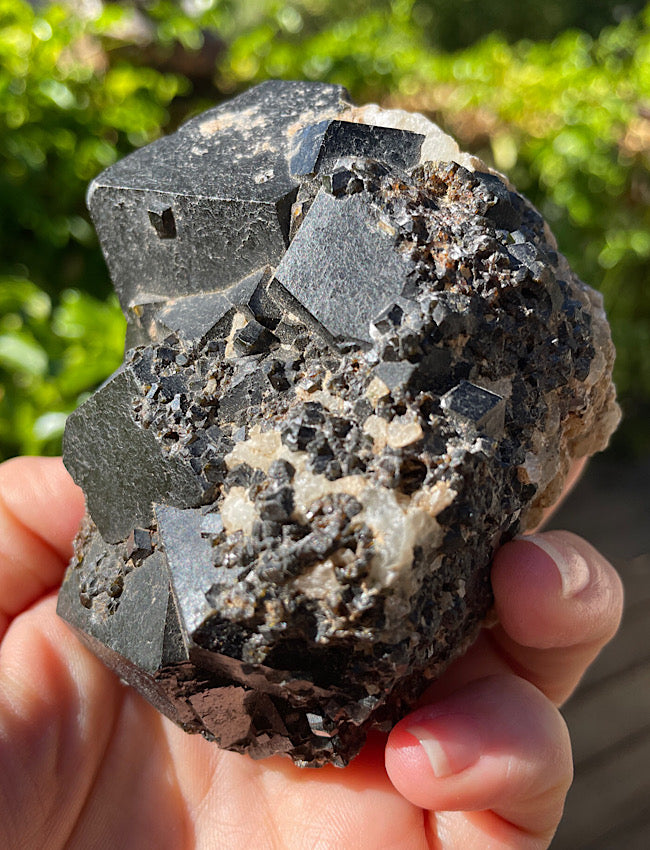 Black Garnet Raw Formation