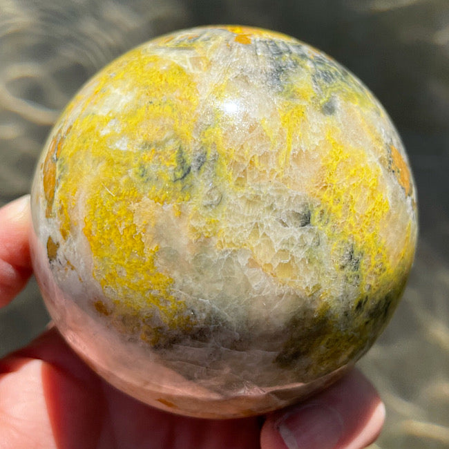 Bumblebee Jasper Sphere