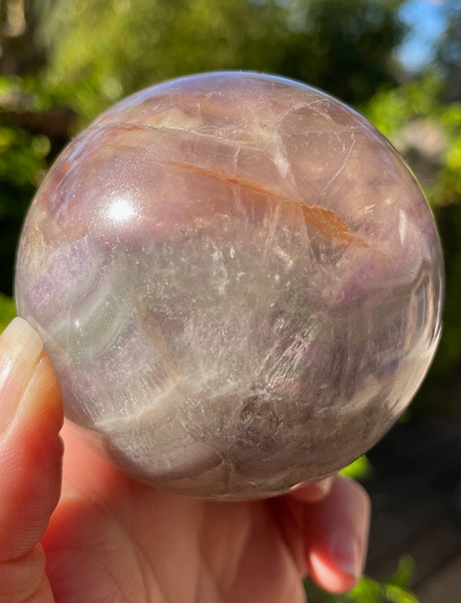 Rainbow Fluorite Sphere