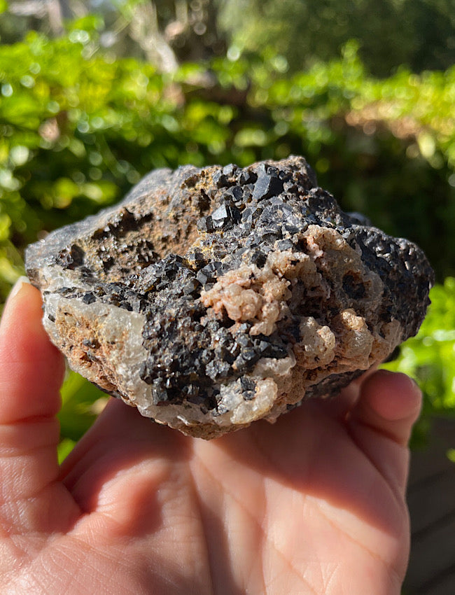 Black Garnet Raw Formation