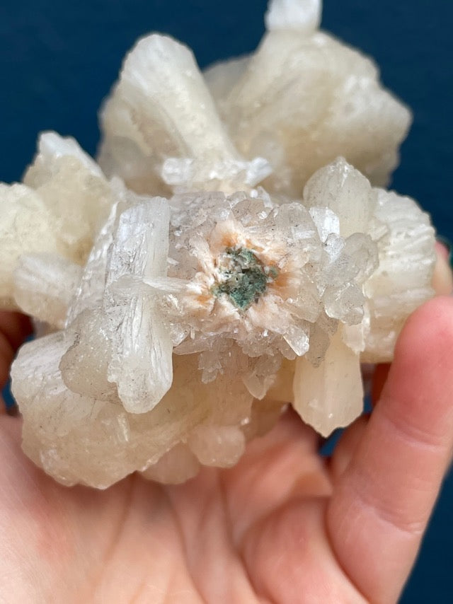 White Stilbite Cluster