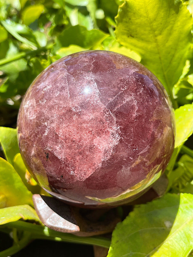 Strawberry Quartz Sphere