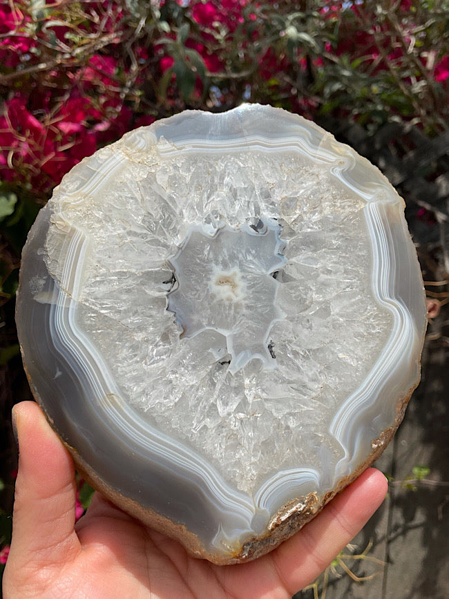 Agate & Quartz Slab Polished