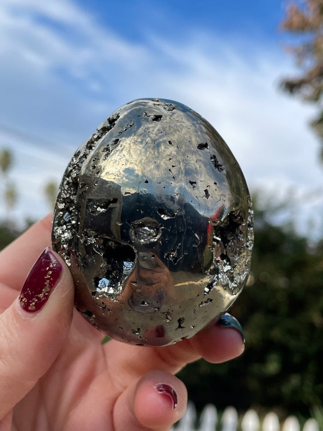 Peruvian Pyrite Egg