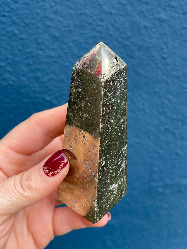 Peruvian Pyrite Obelisk