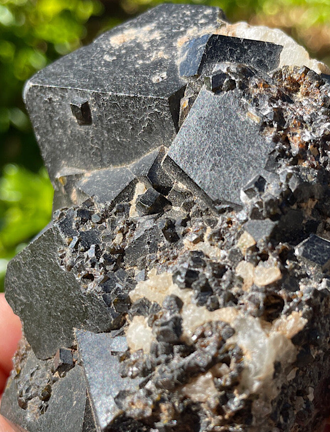 Black Garnet Raw Formation