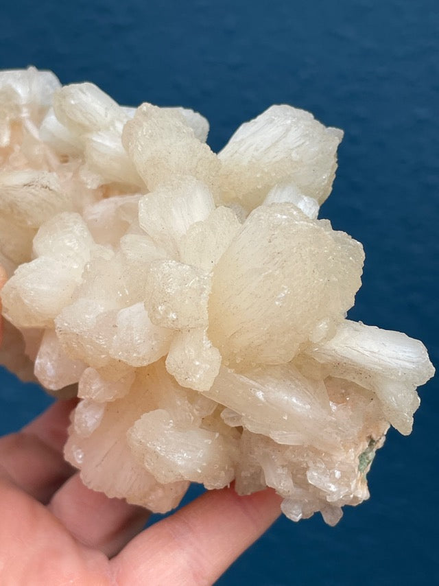 White Stilbite Cluster